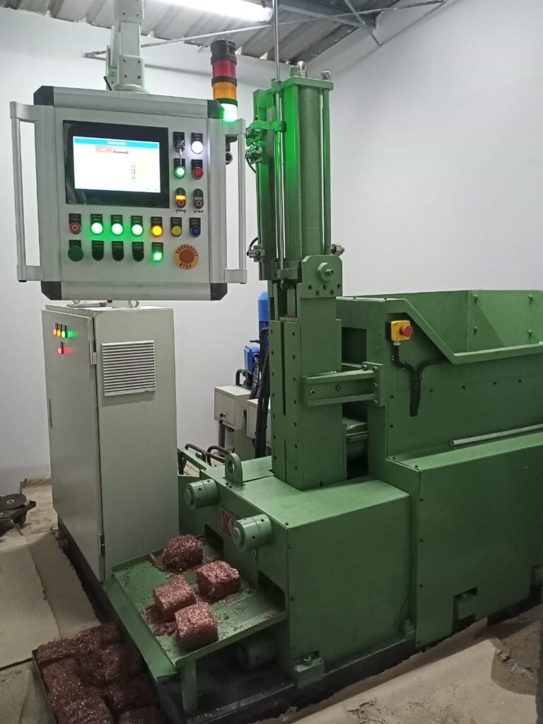 60-TON BRIQUETTING PRESS